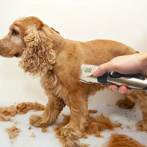 Professional Cordless Dog Grooming Clippers – Quiet, Rechargeable, and Perfect for All Breeds