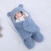 Adorable Teddy Bear Newborn Swaddle Wrap – Soft Fleece Swaddle Blankets for Infants