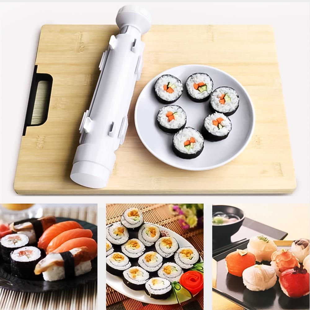 Sushi Making Kit, 20 in 1 Sushi Bazooka Roller Kit with Chef's