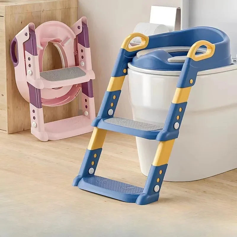 Potty Training Ladder & Toilet Training Seat - Adjustable & Compact