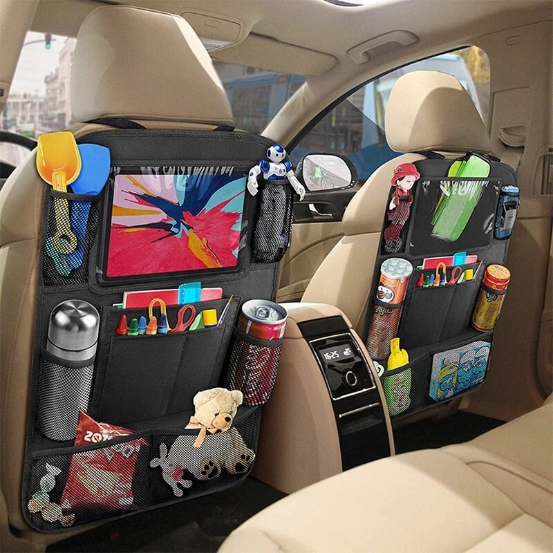 SURDOCA Car Front Seat Organiser with Lid, New Upgraded Car Seat File –