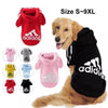 Adidog Hoodie - Hooded Dog Sweatshirts for Winter - Warm Dog Sweater