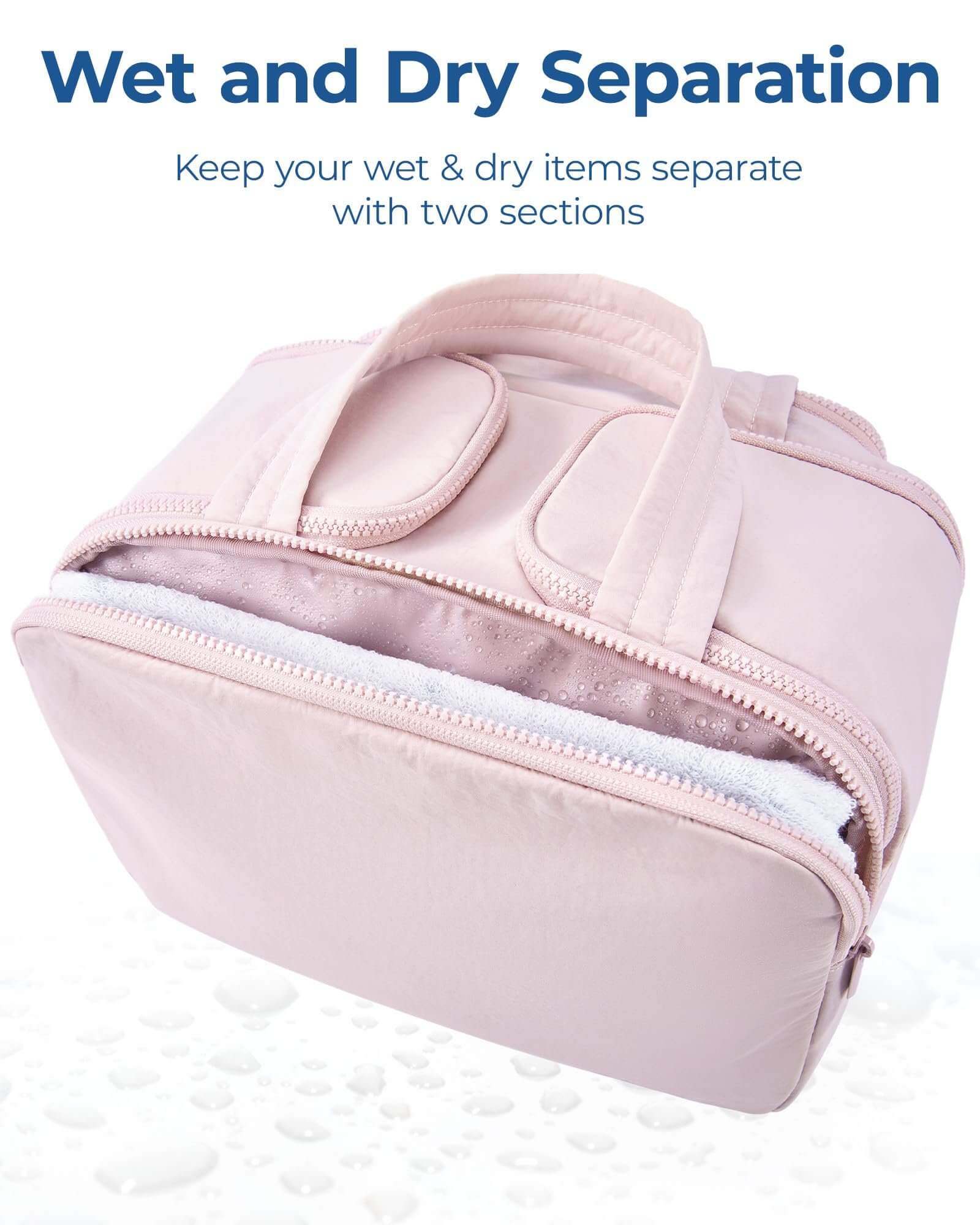 Makeup Large Capacity Storage Bag Lightweight Wide-open Cosmetic Bag for Women Make Up Organizer Bag Travel Essentials