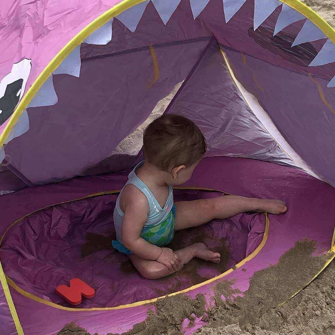 Infant Beach Pop up Tent - UPF 50+ Beach Tent for Infants, The Best Infant Beach Tent With Pool