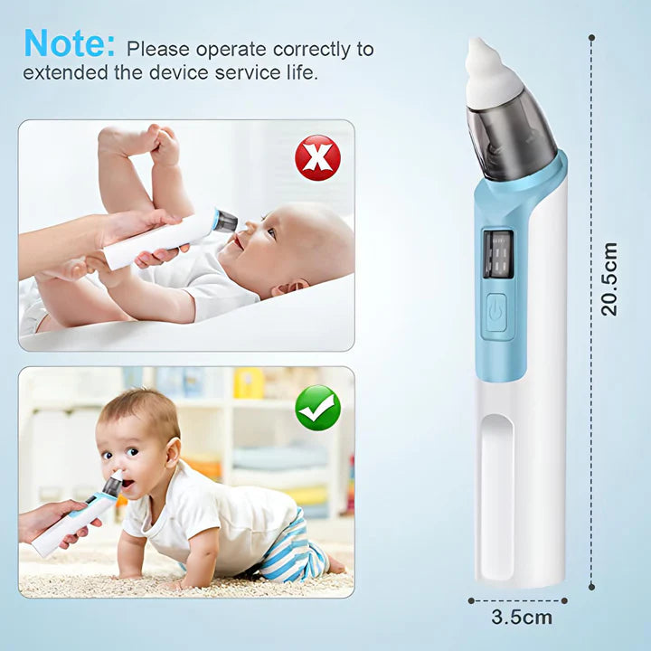 Infant Nasal Aspirator – Gentle & Effective Nasal Aspirator for Babies