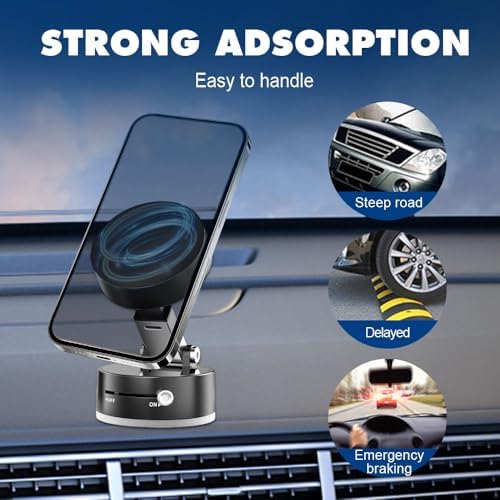 360° Magnetic Car Mount Phone Holder for iPhone & Samsung