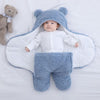 Adorable Teddy Bear Newborn Swaddle Wrap – Soft Fleece Swaddle Blankets for Infants