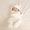 Adorable Teddy Bear Newborn Swaddle Wrap – Soft Fleece Swaddle Blankets for Infants