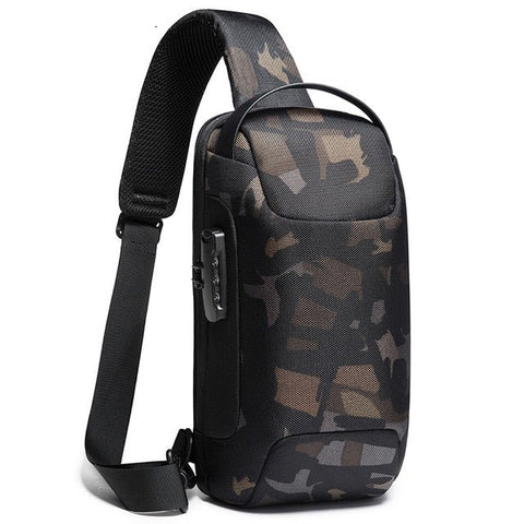 Crossbody Sling Bag - Anti Theft Sling Bag for Travel Men's Sling Bag